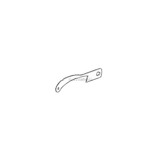 7018113800 LEVA PORTA  CROMATA PER FORNETTO DE LONGHI MOD. EO...
